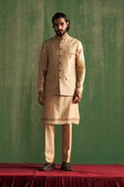 Shivansh Beige Bundi Set